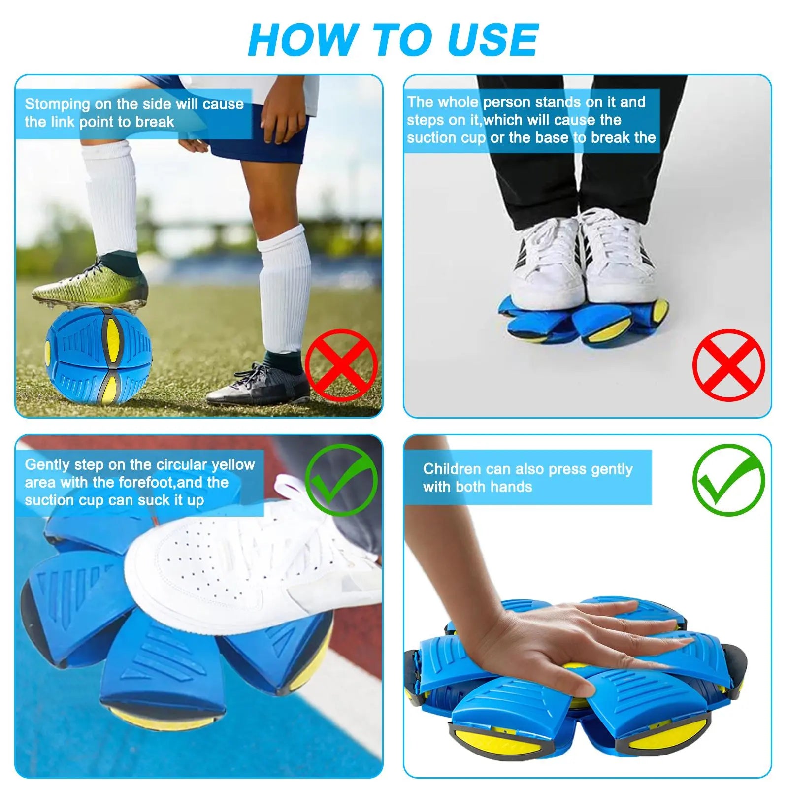 Deformable LED Flying Disc Ball: Parent-Child Interactive Toy