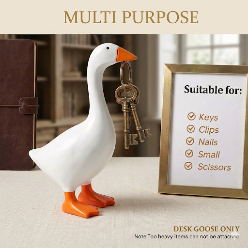 DIY Dress-Up Desk Goose — Magnetic Fun + DIY Decor Accessories💖
