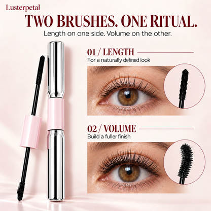 Dual-Ended 2-in-1 Glycerin-Infused Mascara