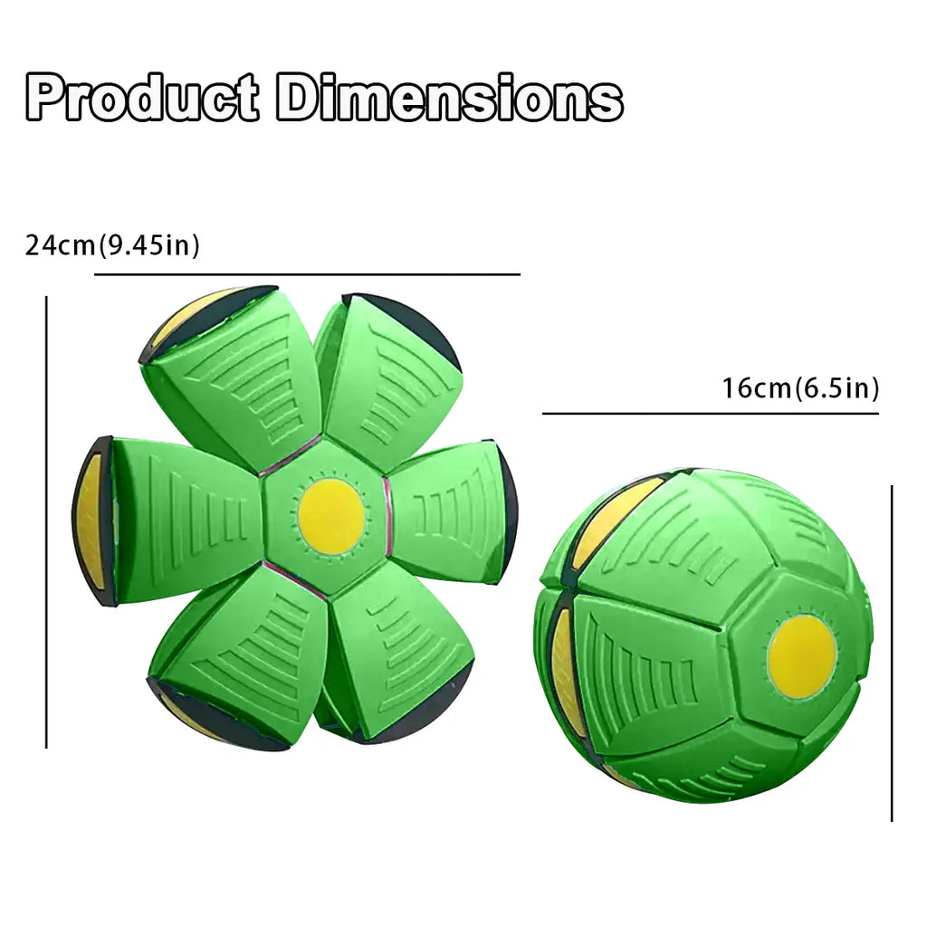 Deformable LED Flying Disc Ball: Parent-Child Interactive Toy
