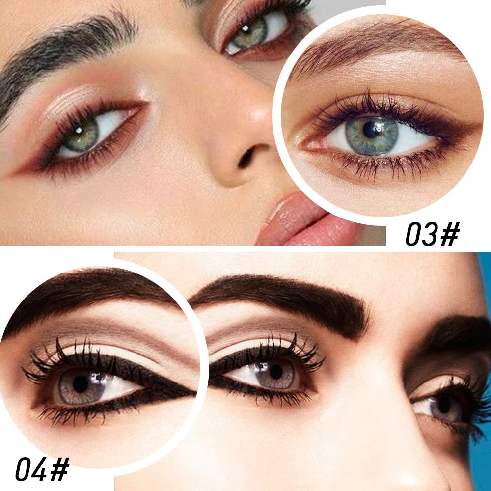 Waterproof Gel Eyeliner Pencils Set, Gothic Halloween Eye Makeup